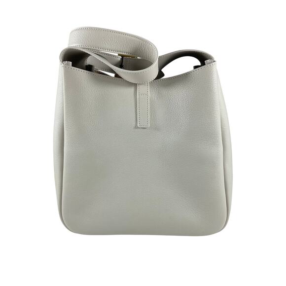 Saint Laurent 'Supple' Crema Leather Hobo Bag - Picture 3 of 11